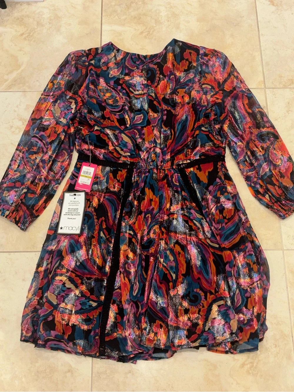 Vince Camuto Dress Sz 14 NWT - Picture 4 of 7